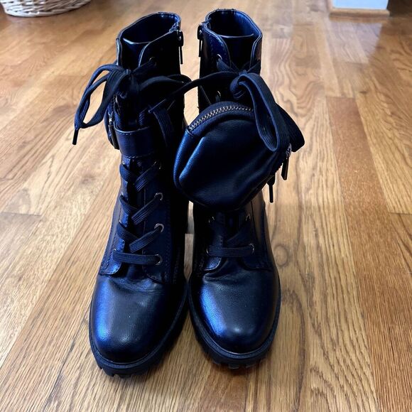 Bamboo Combat Glam Boots‎ - Black - size 10 - Picture 5 of 9